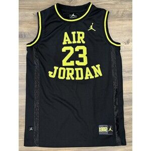 Air Jordan #23 Neon Jordan Brand Jersey Youth Large Fly Since 1982 Stitched